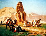 Jean-leon Gerome Famous Paintings - Memnon And Sesostris